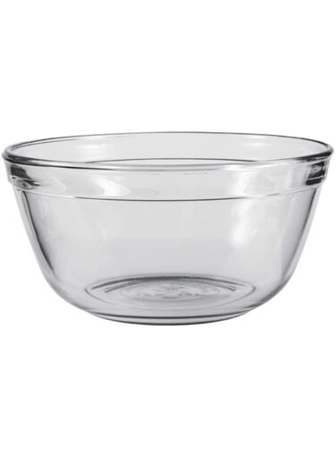 Anchor Hocking glass mixing bowl, 1.5-quart, clear