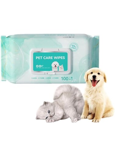 Pet Wipes for Paws and Butt Large Thick Unscented Wipes for Dogs and Cats,Cleaning Pet Wipes for Body