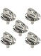 UPTTHOW Upgraded 5304525746 Long Stem Stove Knob Gas Oven Range Control Knob Assembly Compatible with Fridgidaire Burner Accessories Replacements Part 5304504839 (5PCS)