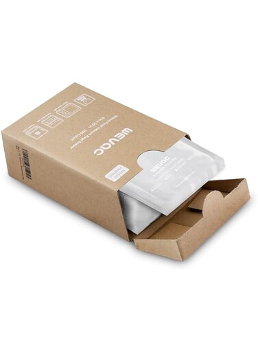 Wevac 6&rdquo; x 10&rdquo; 200 Count Food Vacuum Sealer Bags Keeper, PreCut Pint, Ideal for Food Saver, BPA Free, Commercial Grade, Great for storage, meal prep and Sous Vide