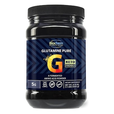 Biochem Glutamine Pure Fermented Amino acid Powder 500g