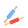 9 Inch Mini Rolling Pin, 2 Pcs Kids Rolling Pin Small Rolling Pin Handle Rolling Pin for Home Kitchen Children Cake