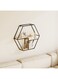 Box Urban Hexagon 3-Tier Metal Shelf 48 x 42 x 10 cm