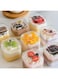 FUFU 12 pcs Clear Plastic Mini Square Cups - Ideal for Mousse, Pudding, Desserts, Yogurt, and Ice Cream - Perfect for Home and Party Decor, Dessert Display   Decorative Cups   Durable Plastic