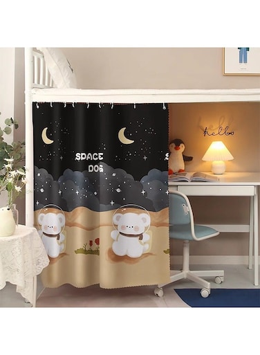 Bunk Bed Curtains Privacy Curtains Breathable Dustproof Single Bed Blackout Curtains Privacy Cloth Panels Underbed Loft Bed Canopy Tent Curtain Shading Drapes for Dorm Home College 2 Panels