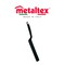 Metaltex Nylon Rapid Cr&ecirc;pes Spatula 31cm &ndash; Flexible &amp; Heat-Resistant for Perfect Flips