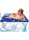 Mumoo Cat Summer Cooling Mat &amp; Sleeping Pad Pet cooling mat- Cat Dog Cooling Mat,RReversible Cold Gel Cooling Pads Safe Physical Cooling Dog Kennel,Floor Washable Summer Pet Pads (Navy Blue)