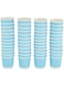 SNH Packing Disposable Double Wall Paper Coffee Cups 50-Pack, 4 oz Capacity, Blue