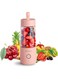 EQURA Portable Blender, USB Rechargeable Juicer Cup, 300mL Waterproof Fruit Mixing Machine Baby Travel Home Office Sports Outdoors
