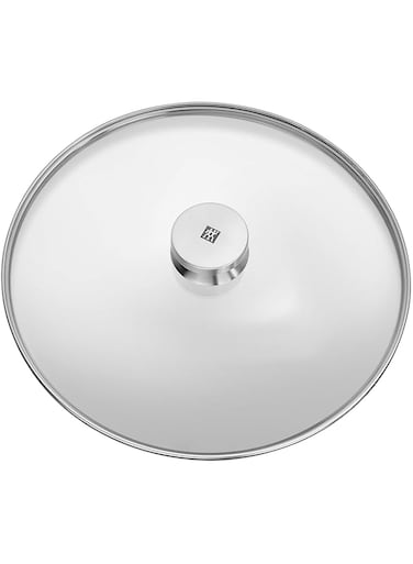 Zwilling Twin Specials 30cm Glass Lid. Ergonomic handle. Matt 18/10 stainless steel. Rim with Silicone sea. Ovensafe up to a temperature of 200 &deg;C.