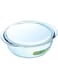 Pyrex Essentials Glass Round Casserole High Resistance 3L (+0.8L Lid)