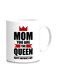 Mom You Are The Queen Happy Mother's Day Printed Mug White/Black/Red 11.5x10.5x10.5centimeter