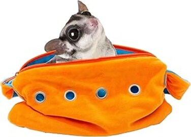 OSHIMA Sugar Glider Bonding Pouch Small Pets Carry Pouch Carrier Bag Sling Adjustable Strap for Small Pet Gliders Ferret Rat Hedgehog Hamster