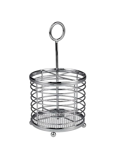 Spectrum Diversified Contempo Silverware Caddy/Holder, Chrome