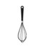 whisk, stainless steel/black
