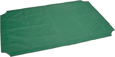 Amazon Basics Elevated Cooling Pet Bed Replacement Cover, Large, Green