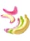 Excefore 3 PCS Banana Case Lunch Box Protector Container Holder Carrier Storage 3 Colours Yellow Green Pink Banana Protector Case Carrier for Camping Work School Use Novelty Banana Guard Holder Case