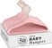 Dot Gift 50-Pack Baby Velvet Hangers - Non Slip Toddler Hangers with 360 Chrome Rose-Gold Hook