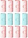 Pcs Bed Sheet Grippers, Adjustable Non-Slip Sheet Clips, Bedding Fasteners to Hold Sheets Firmly in Place, Durable Anti-Drop Quilt Holders for Home and Office Use (Pink &amp; Blue)