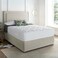 Wilson Upholstered Single Size Bed (100 X 200 CM) Beige Color