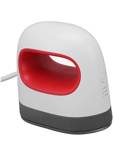 Zudoo Small Heat Press Machine, 3 Heating Modes Mini Heat Press Iron Ergonomical Portable for Family for T Shirts (UK Plug 220V)