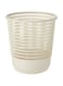 Cosmoplast 15L Round Waste Paper Basket, Off White