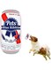 PETSARY Dog Blue Ribbon Drink Can Toy - Soft Soda Can Shape Drink Toy - Funny Plush and Squeaky Drink Parody Toy - Dog Cool Teething Chew Cold Toy - Stuffed Entertaining Interactive Toy (Blue Ribbon)