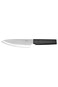knife, stainless steel/dark grey, 16 cm