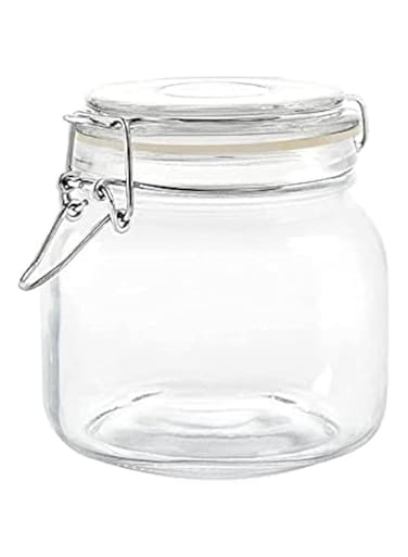 JANNAH Kitchen Pantry Storage Kitchen Canisters Mason Jars Food Storage Jar (330ml-2)
