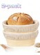 Oval Banneton Proofing Basket, 25*15*8CM Natural Rattan Bread Proofing Baskets with Linen Liner, Dough Proofing Bowl for Artisan Sourdough Bread Baking (with Liner)