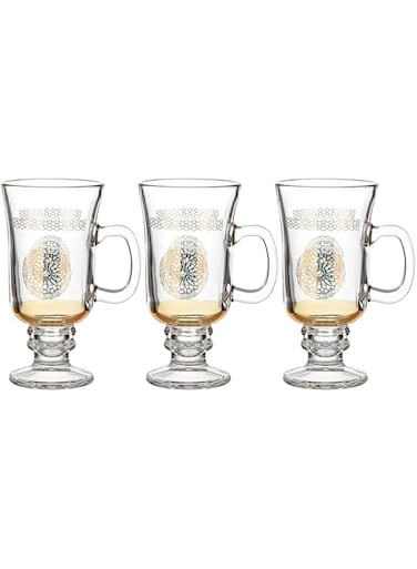 Claro Glass Juice Tumbler Set of 3 Pieces - A4108G/PVC3 Design1