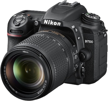 Nikon D7500 With AF-S 18-140mm f/3.5-5.6G ED VR Lens -SLR Camera, Black