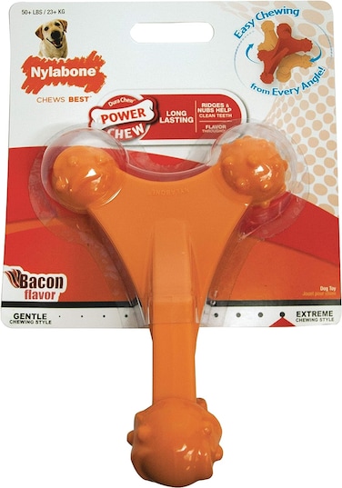 Nylabone Power Chew Axis Bone, Bacon Souper Nylon Chews