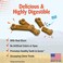 Nylabone Nubz Wild Bison 4-Count Small &ndash; Edible Wild Bison Dog Treats