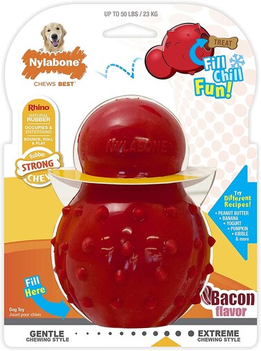 Nylabone Strong Chew Cone, Bacon Regular Nylon Chews