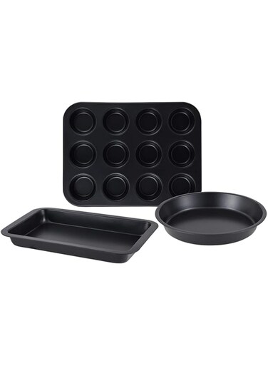 BERGNER ORION 3PC BAKEWARE SET, CARBON STEEL, BG37141DGY