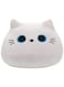 10'' White Cat Plush Body Pillow, Cute Cat Pillow Soft Baby Plushies for Kids, Cat Stuffed Animals Kawaii Plush Toys Gift for Boys Girls (White, 10 Inch)