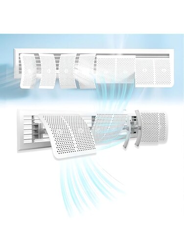 Tazweeq Freestanding Air Vent Deflector-Adjust The Wind Direction At Will-Ceiling Register Vent Deflector, Adjustable AC Air Deflector Suitable for Central Air Conditioner