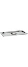 Vague Stainless Steel Gastronorm Container Lid, Silver, 26.5 cm x 16.5 cm Size, GN-079