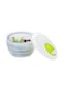 4L XL 3in1 Salad Spinner RF12958 Spinner and Lettuce Drain Fast Water Removal and Optimal Salad Preparation Easy to use for fruits and vegetables washing white