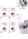 Silicone Spill Stopper Set Compatible with Stanley Cup 2.0 30oz &amp; 40oz with Straw Cover (Set of 4, Orchid)