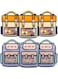 30 Pack Cartoon Backpack Goodie Bags Clear Gift Candy Bags with Handle Small Plastic Ziplock Seal Bags Smell Proof Resealable Packaging ，Treat Bags With Handle For Candy, Snack, Birthday, Party Gift B