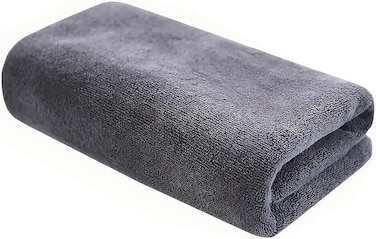 GLASY Microfiber Towel 70x140 cm Bath Towel Microfiber Soft, Durable and Light Weight (New Grey)