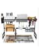Dubai Gallery Stainless Steel Dish Drying Rack Black 85X32X52Cm