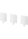 KNP Hook, self-adhesive, white (3 PC) - They&rsquo;re actually self-adhesive &ndash; and you can write or draw on them so that everyone in the family can hang things in the right place.