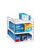 Up Space Adjustable Box Organizer for Foil Wrap And Kitchen Cabinet Storage, Original, White, 50239 White/Grey 28.4x23.9x4.6cm