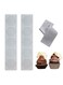 2 PCS Honeycomb Molds Silicone, Honeycomb Lace Mat, Fondant Molds,3D Beehive Lace Silicone Molds for Baking,Cake, Chocolate, Candy Decorating for Kitchen
