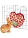 ALMEKAQUZ Rabbit Hay Feeder,Guinea Pig Hay Feeder,Feeder Guinea Pig,Small Animal Feeding,Hanging Rabbit Hay Feeder Bag for Rabbits Bunny Chinchillas Hamsters Rats and Other Small Pets Small Animal