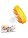 Kyayili 3-in-1 Steamy Cat Brush, Self-Cleaning Pet Hair Comb for Cats &amp; Dogs, Steamer Brush for Massage, Detangling &amp; Loose Hair Removal