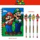 Innovative Designs Nintendo Super Mario Journal Set with Pens for Kids, Boys, and Girls, 80 Lined Page Spiral Notebook with 4 Colored Gel Pens - Mario and Luigi